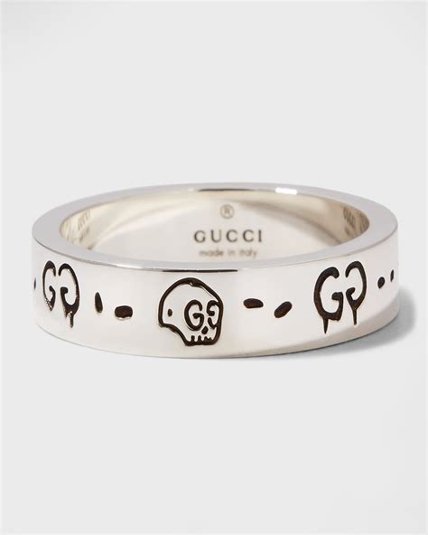 gucci ghost ring men's|Gucci ghost ring 6mm.